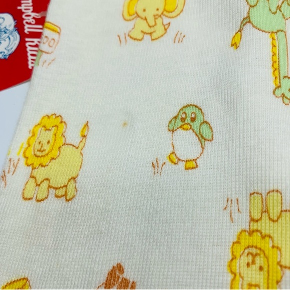 Vintage Campbell Kids Carter's Baby  Onesie, Size Small to 11lbs Zoo Pattern - Picture 8 of 8